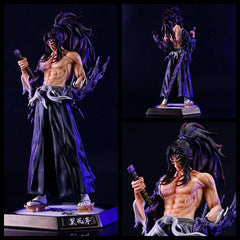 Kimetsu No Yaiba Twelve Ghost Moon String Column GK Black Dead MOU Fall Ji Jifu Taro Garage Kits Model Furnishing Articles