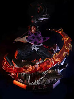 Kimetsu No Yaiba Twelve Ghost Moon String Column GK Black Dead MOU Fall Ji Jifu Taro Garage Kits Model Furnishing Articles
