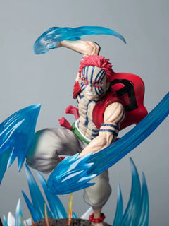 Kimetsu No Yaiba Twelve Ghost Moon String Column GK Black Dead MOU Fall Ji Jifu Taro Garage Kits Model Furnishing Articles
