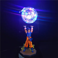 Dragon Ball Lamp Son Goku Figures Figurine DBZ Strength Bombs DIY Table LED Night Light Bedroom Decorative Collection Toys