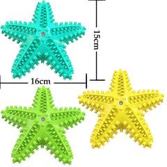 Dog Toys For Large Dogs Tooth Cleaning Chew Funny Interactive Training Starfish Toy Accessories Squeaky Toys TPR Toys Beagle
