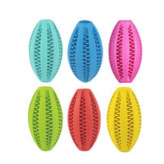 Pet Dog Chew Toys Teeth Cleaning Snack Ball Pet Dog Toy Ball Natural Rubber Super Tough Interactive Bouncy Pet Supplies