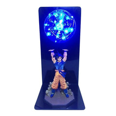 Dragon Ball Lamp Son Goku Figures Figurine DBZ Strength Bombs DIY Table LED Night Light Bedroom Decorative Collection Toys