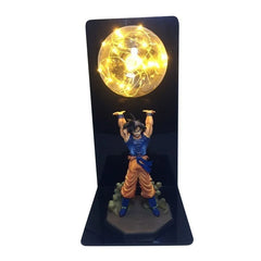 Dragon Ball Lamp Son Goku Figures Figurine DBZ Strength Bombs DIY Table LED Night Light Bedroom Decorative Collection Toys