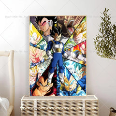 Classic Anime D-Dragon B-Ball Poster Self-adhesive Art Waterproof Paper Sticker Coffee House Bar Room Wall Decor