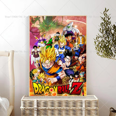 Classic Anime D-Dragon B-Ball Poster Self-adhesive Art Waterproof Paper Sticker Coffee House Bar Room Wall Decor