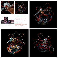 Kimetsu No Yaiba Twelve Ghost Moon String Column GK Black Dead MOU Fall Ji Jifu Taro Garage Kits Model Furnishing Articles