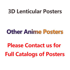Demon Slayer Kamado Nezuko Kamado Tanjirou Agatsuma Zenitsu Anime Lenticular Posters for Home Accessorie Wall Art(Without Frame)