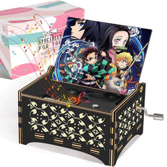 JRHOLIYUE Demon Stuff Merch Gifts for Anime Fans | Demon Music Box Play Demon Theme Song | Anime Gifts for Granddaughter/Daughter/Kids/Nephew/Niece.